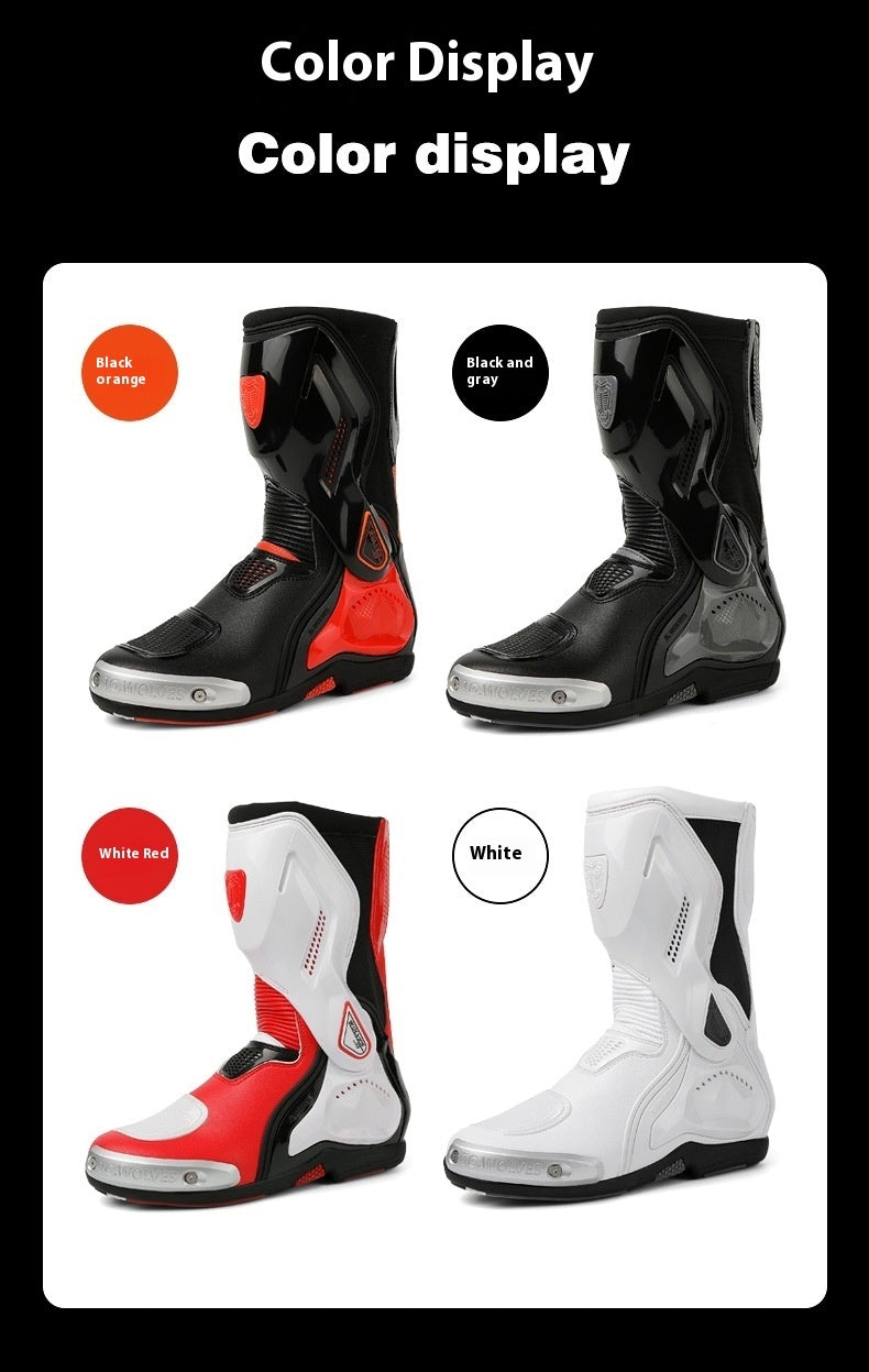 High-top All-round Protective Riding Shoes And Boots Non-slip Wear-resistant | EX-STOCK Canada | Detail 1