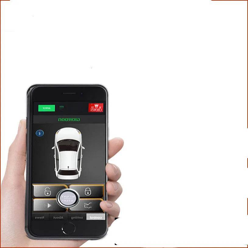 Car Intelligent Induction Keyless Entry GSM Mobile Phone Operated Car Remote Control Anti-theft Device - EX-STOCK Canada
