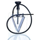 Acrylic triangle pot hookah set - EX-STOCK CANADA