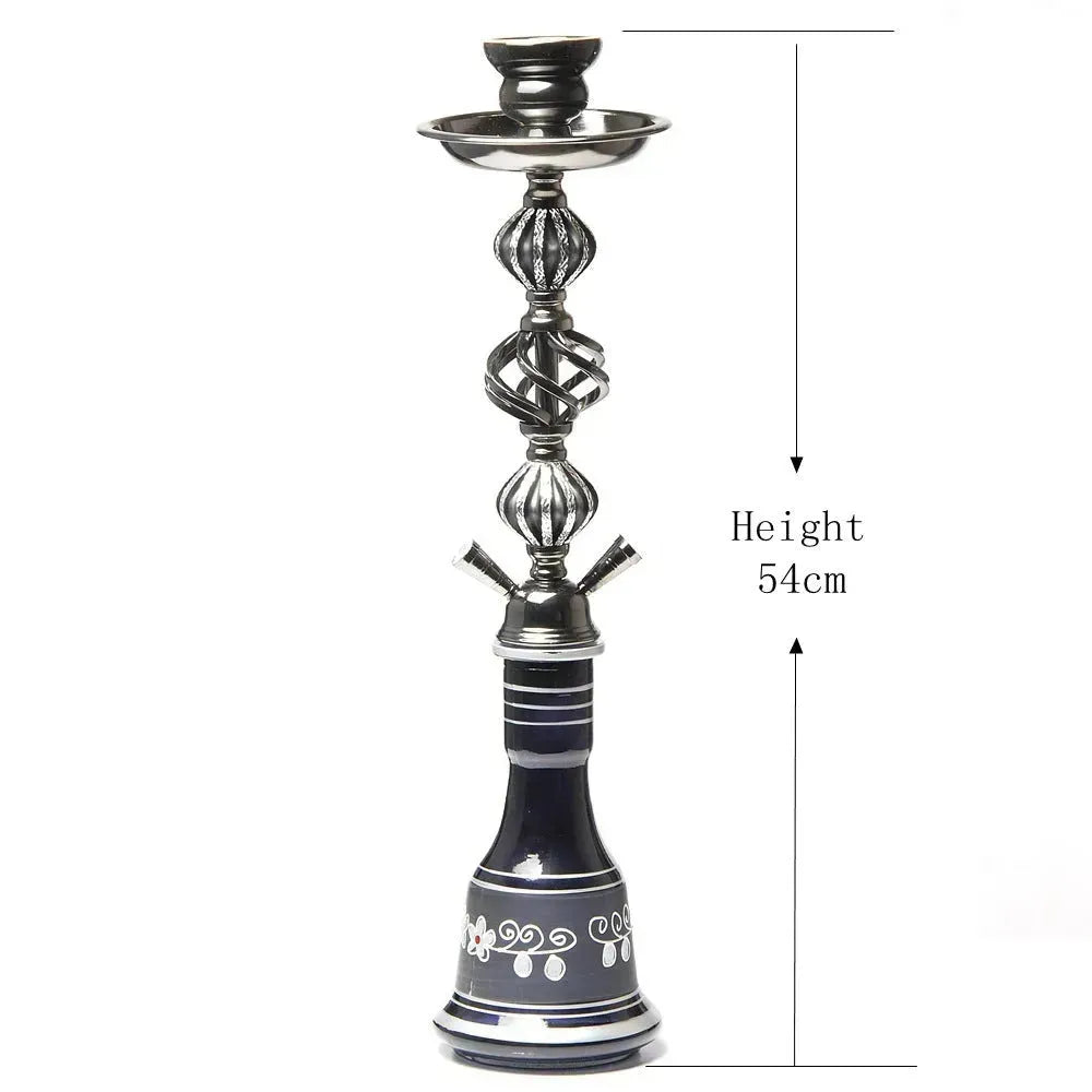 Double pipe glass hookah - EX-STOCK CANADA