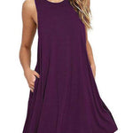 Casual Summer dress Women Pocket Dress Ladies beach mini dress - EX-STOCK Canada