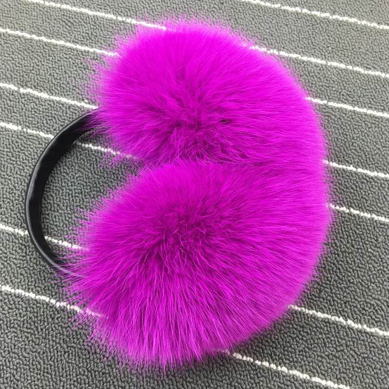 Warm Whole Skin Fox Earmuff Earmuffs Female - EX-STOCK Canada