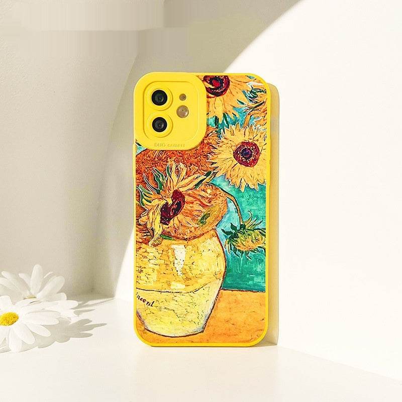 Sunflower silicone IPhone14 Case women - EX-STOCK Canada