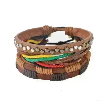 Multilayer Hemp Rope Beaded Bracelet for men and women - EX-STOCK CANADA