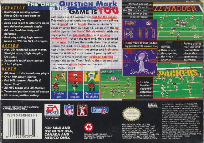 Madden NFL 95 