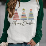 Christmas Tree 3D Digital Printing Women's Pullover Sweatshirt - EX-STOCK Canada