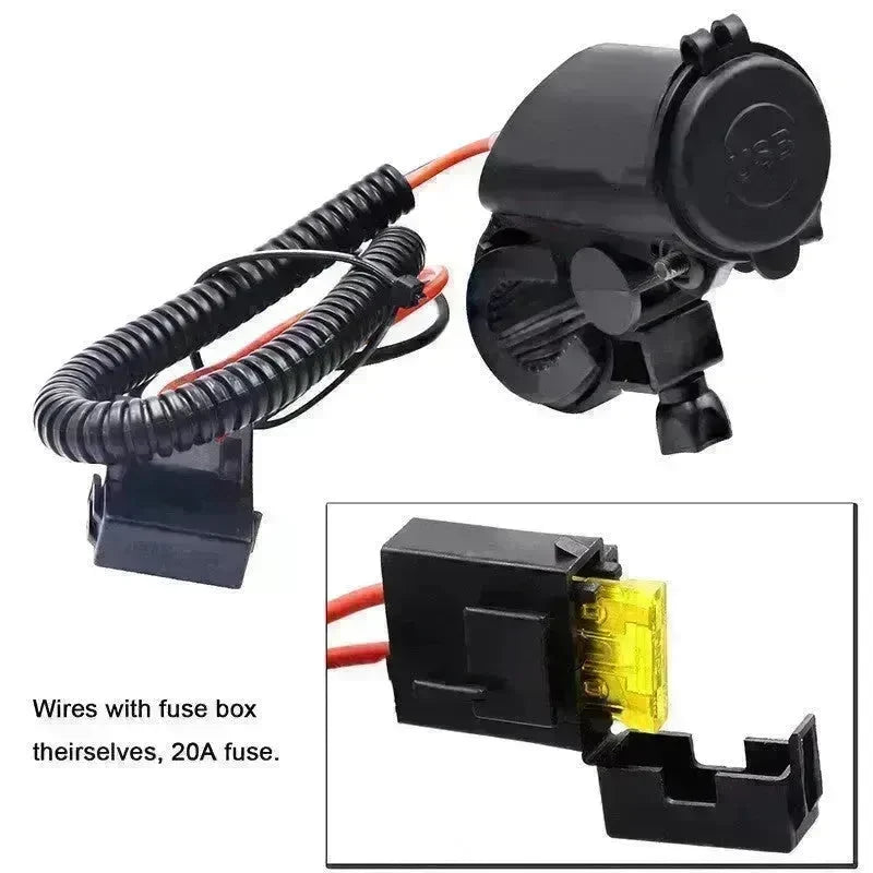 4.2A Dual USB Mobile Phone Motorcycle Car  Charger - EX-STOCK CANADA