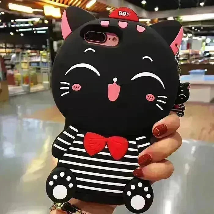 Cute Mouse Cartoon Silicone Mobile Phone Case for girls - EX-STOCK CANADA