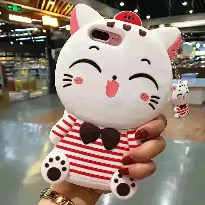 Cute Mouse Cartoon Silicone Mobile Phone Case for girls - EX-STOCK CANADA