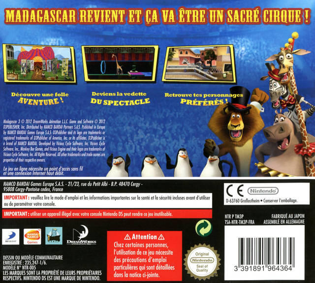 Madagascar 3: The Video Game 