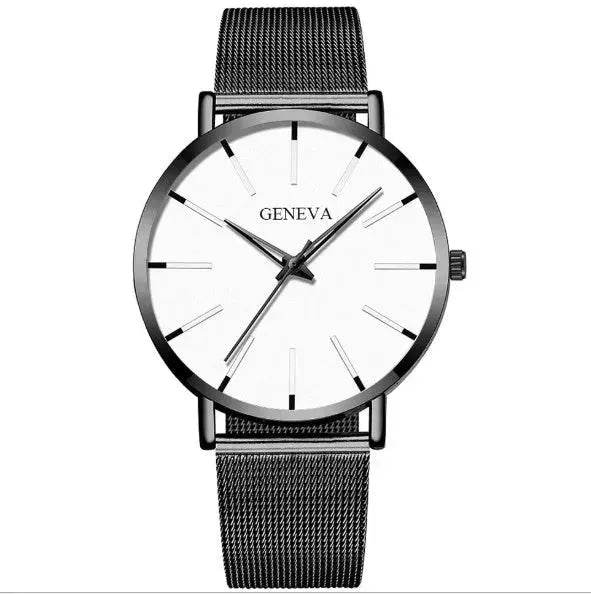 Mesh strap quartz watch - EX-STOCK Canada