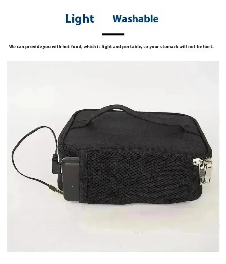 USB Heating Lunch Outdoor Bento Thermal Bag Convenient And Easy To Carry - EX-STOCK CANADA