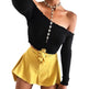 Sexy Cotton Blend Crop Top Off Shoulder Black Red Crochet Women Brandy Elegant Short Tank Crop Tops Bustier - EX-STOCK CANADA