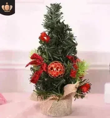 Christmas Ornaments Tree 20cm Mini Christmas Decoration Tree Christmas Day Mall Decoration Desktop Ornaments Small Tree - EX-STOCK CANADA