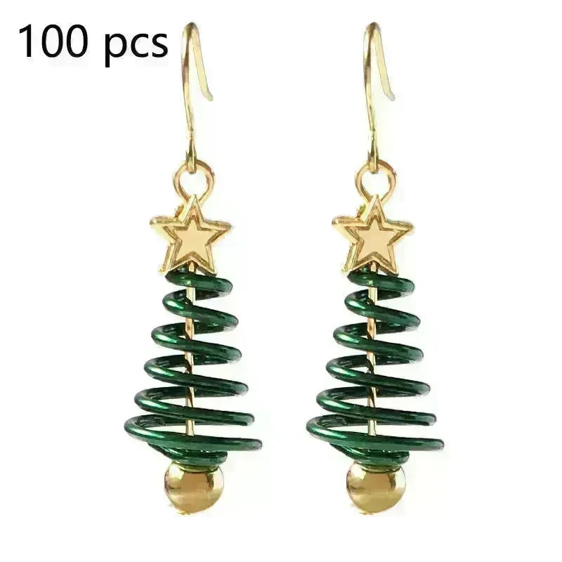 Christmas Earrings Tree Star DIY Earrings - EX-STOCK CANADA
