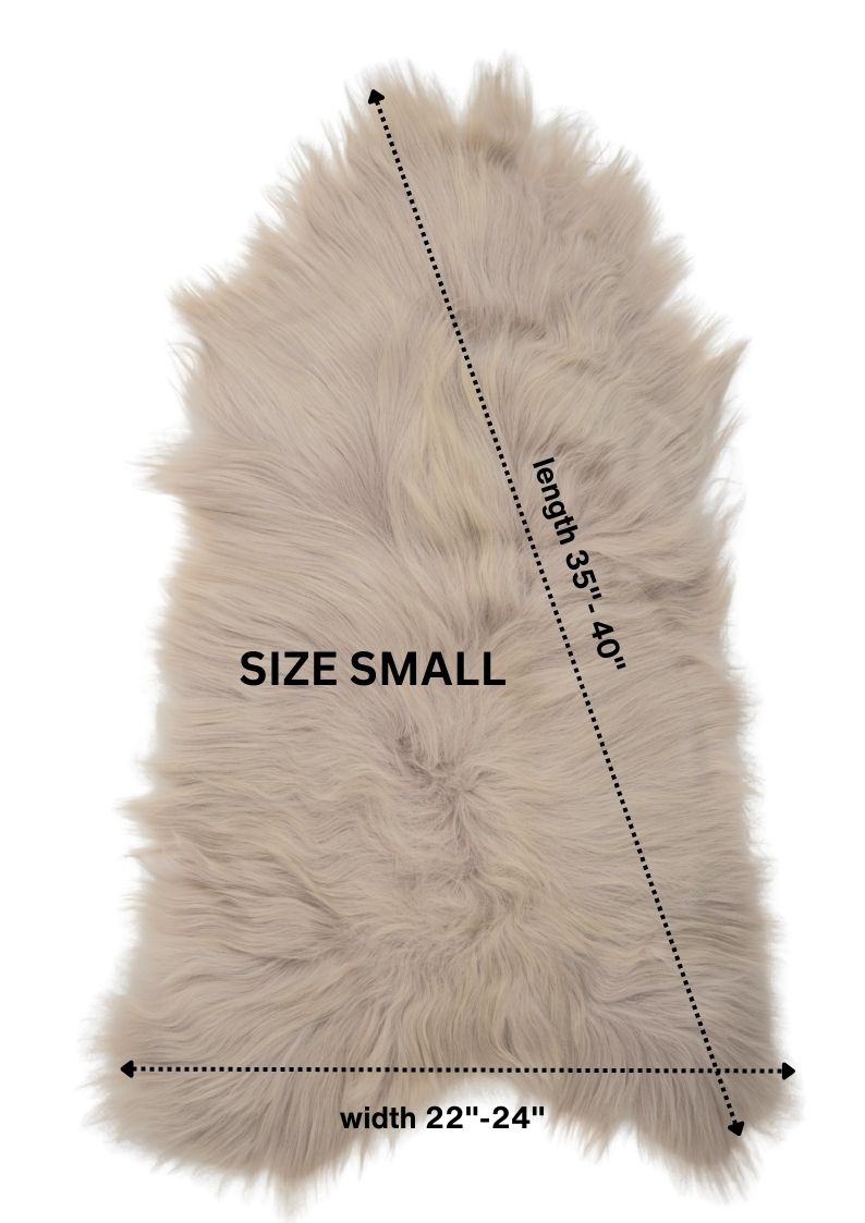 Nude Icelandic Sheepskin 