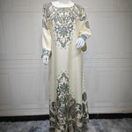 Muslim Robe Printed Dubai Women's Clothing Dress - EX-STOCK Canada