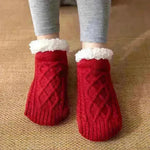 Winter Knitted Plush Floor Socks Home Warm Non-slip Carpet Socks Women - EX-STOCK CANADA