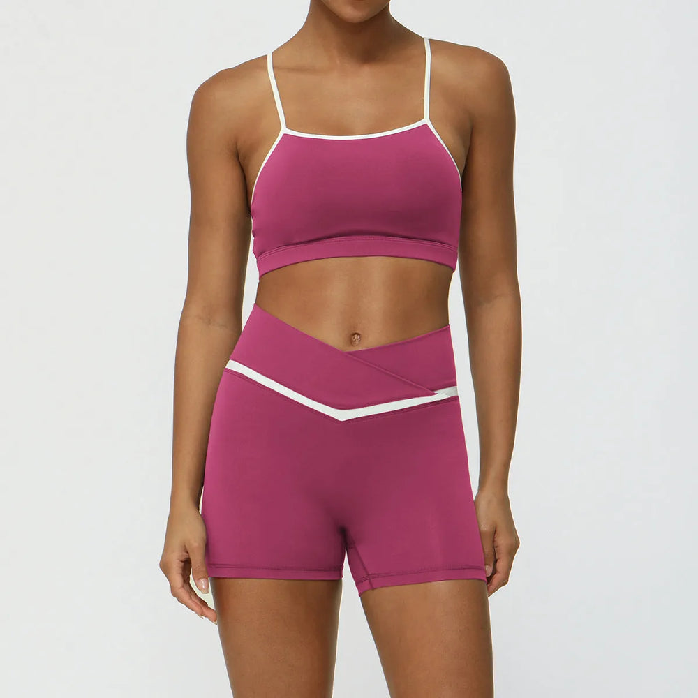 Workout Clothes for Women Running Yoga Outfit Set 2pcs - EX-STOCK CANADA