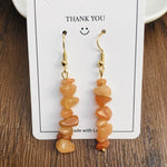 Handmade DIY Natural Crystal Stone Beaded Earrings - EX-STOCK Canada