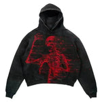 Men's And Women's Fashion Punk Design Fleece Printed Hoodie top - EX-STOCK CANADA