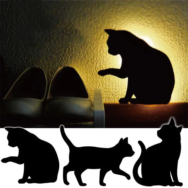 LED Animal Silhouette Night Light – Sound Sensor Wall Lamp for Kids Bedroom | 18 Designs