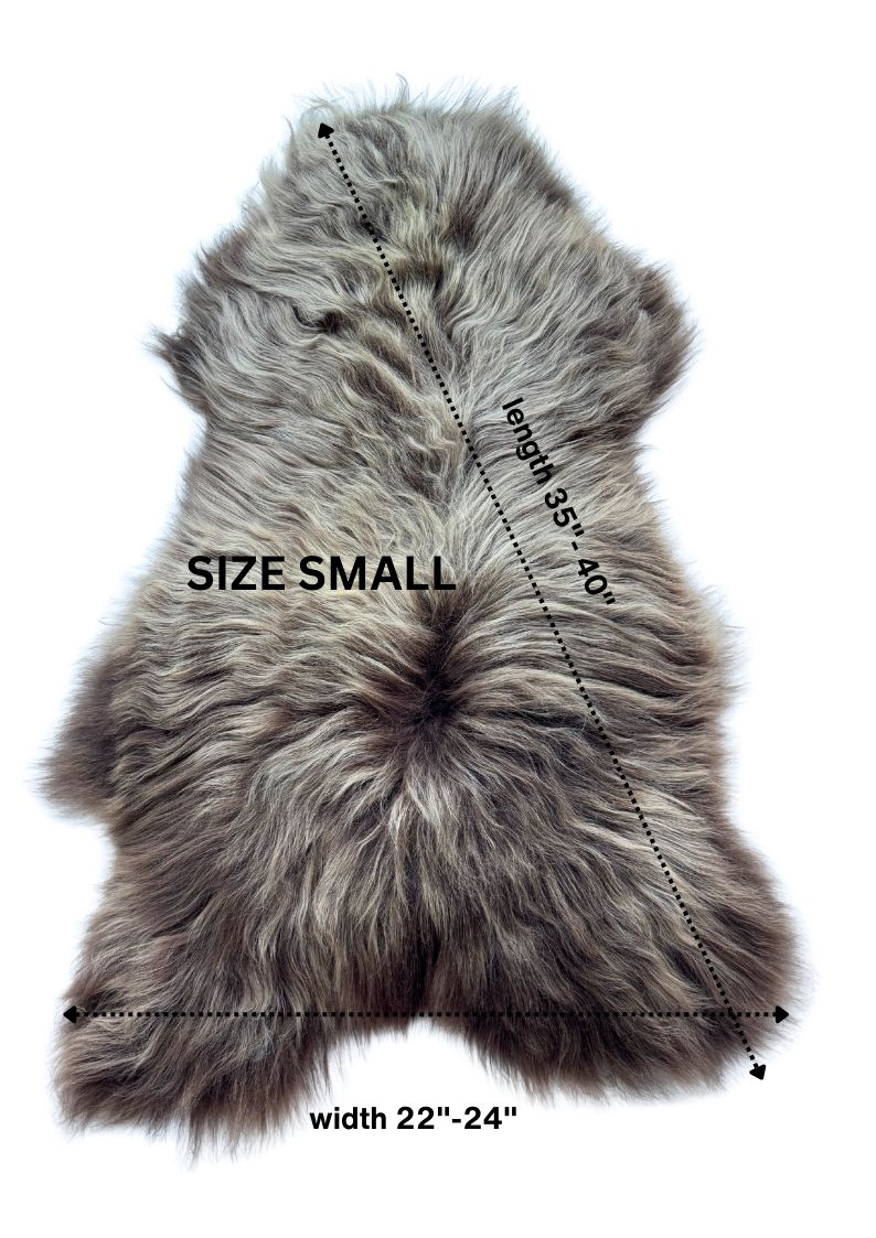Dark Brown Icelandic Sheepskin 