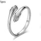 Alloy Simple Hands Hug Ring Opening Adjustable Jewelry - EX-STOCK CANADA