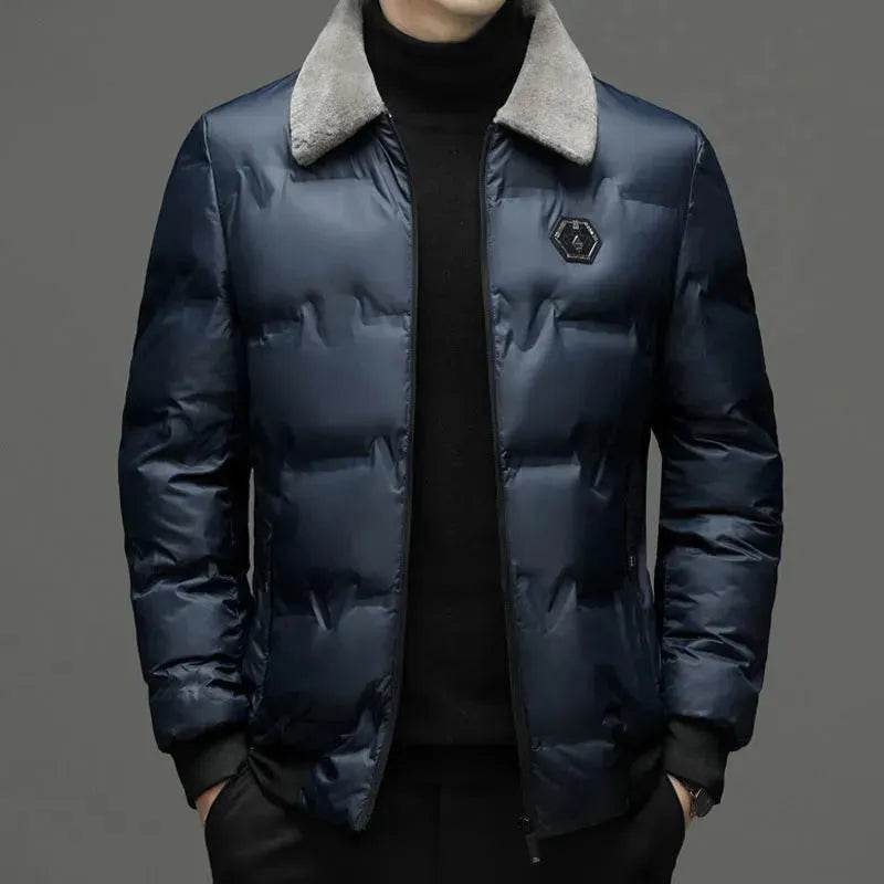 Men's Cotton-padded Slim Fit Zipper Lightweight Winter Puffer Jacket - EX-STOCK Canada