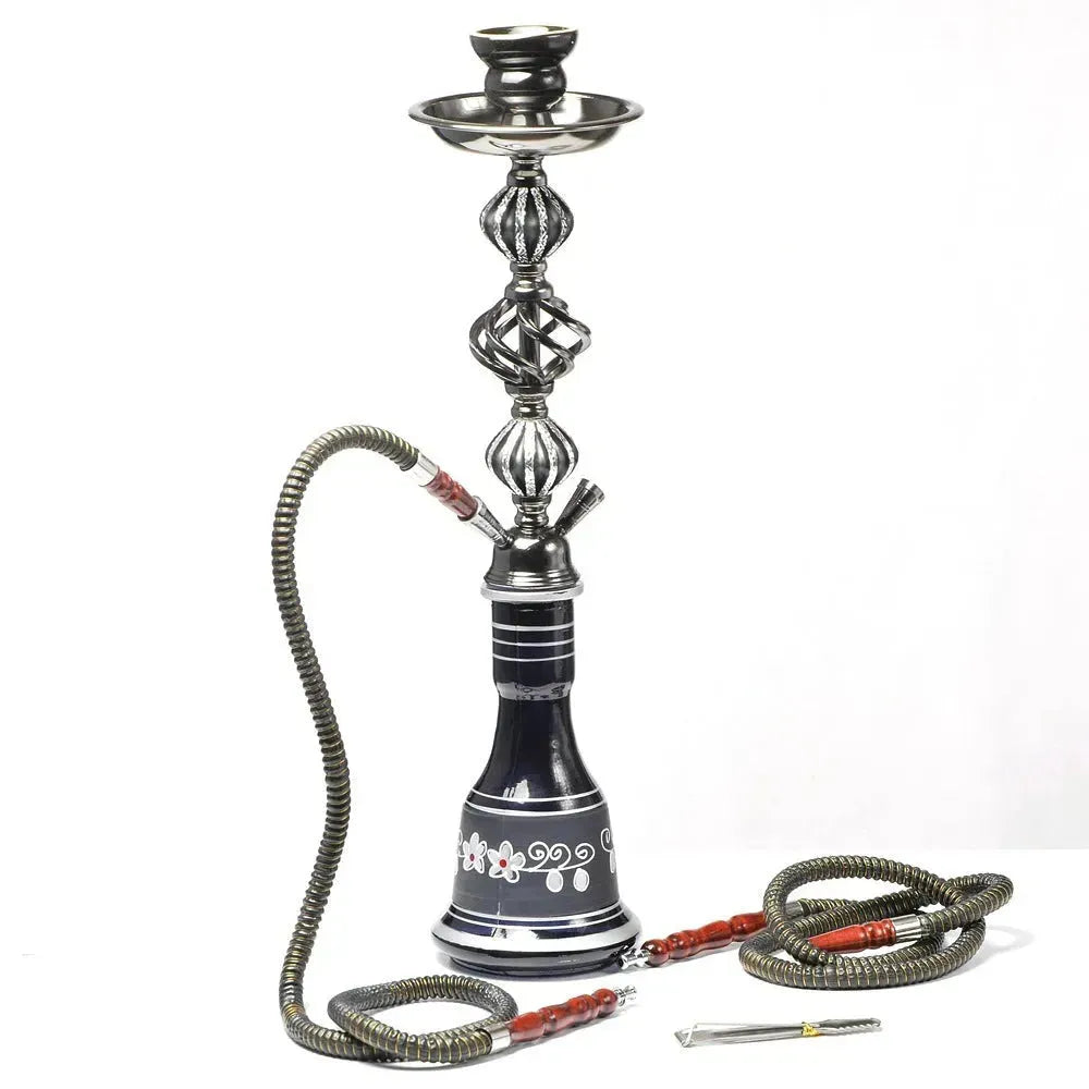 Double pipe glass hookah - EX-STOCK CANADA