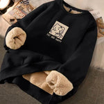 Autumn Winter Fleece-lined thick sweatshirt Pullover top for men - EX-STOCK Canada