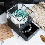 Eternal Flower Rose Jewelry Box for Birthday Presents Valentines Day Wedding Gift Box - EX-STOCK Canada