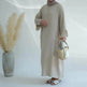 Plain Abaya Dress Eid Abaya 2025 Simple cotton abaya - EX-STOCK Canada