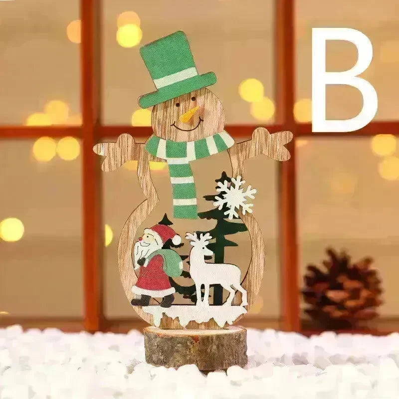 Christmas Day Wooden Bar Decoration Decorations - EX-STOCK CANADA