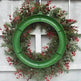 Artifical Cherry Pattern Wreaths Christmas Wreath Red Door Wreath Wall Hanging Garland Ornaments Rattan Circle Wall Decoration - EX-STOCK CANADA