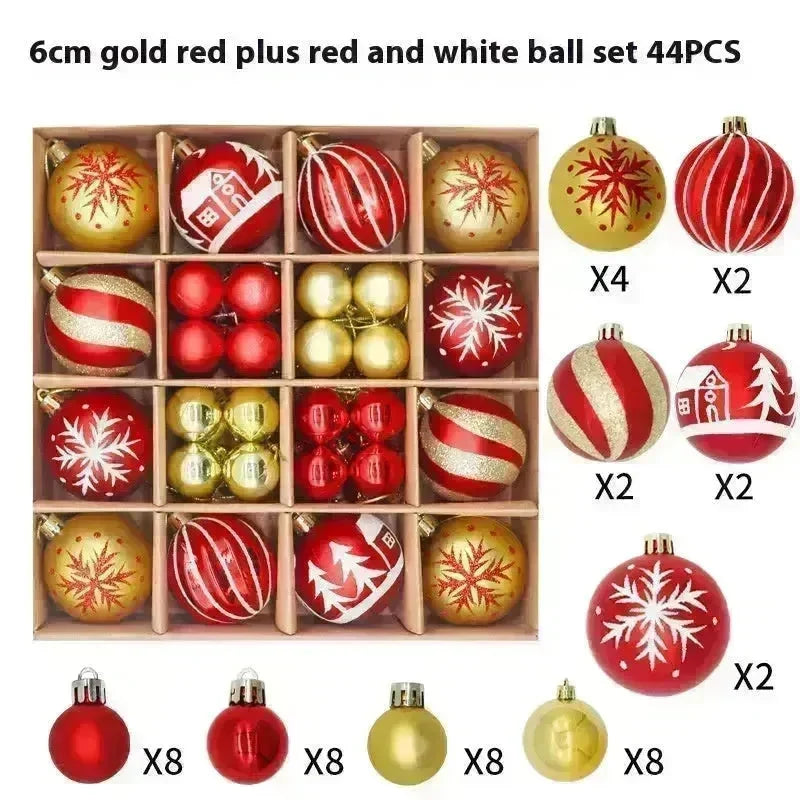 Christmas Decoration 6cm Electroplating Plastic Ball - EX-STOCK CANADA