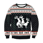 UGLY CHRISTMAS SWEATER Vacation Santa Elf Funny Womens Men Sweaters Tops Autumn Winter Clothing - EX-STOCK CANADA