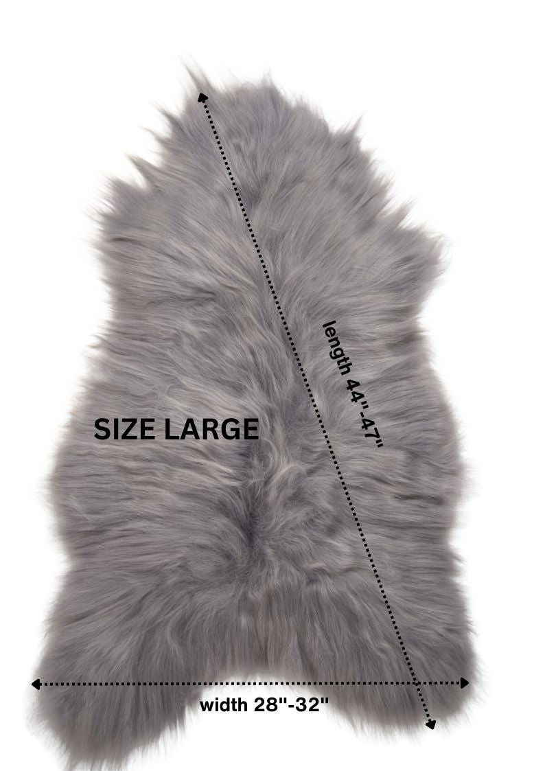 Silver Icelandic Sheepskin | EX-STOCK Canada 