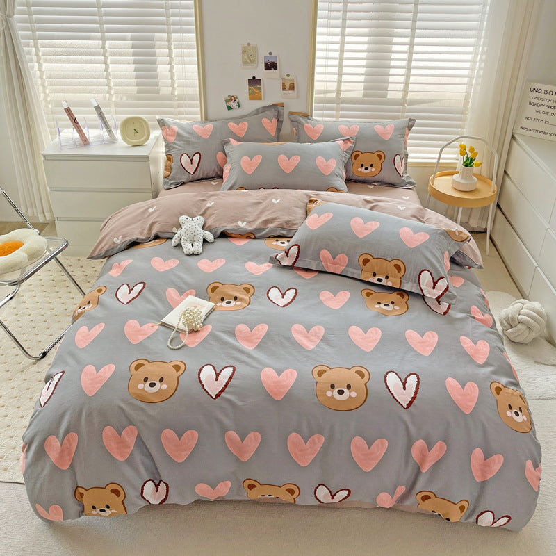 Cartoon Duvet Cover Bedding Bed Sheet Cute Quilt Cover EX-STOCK Canada 