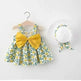 Casual Newborn Baby girl Printed Bow Princess Dress - EX-STOCK Canada