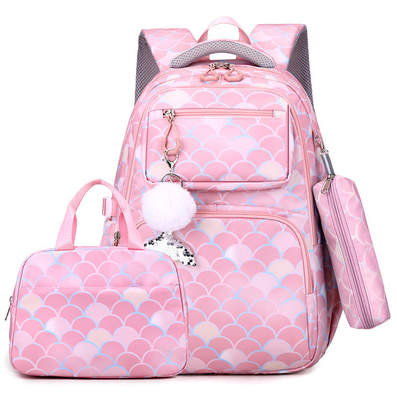 Printed Primary School Student Schoolbags Burden Alleviation Waterproof EX-STOCK