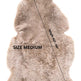 Shorn Taupe Icelandic Sheepskin 