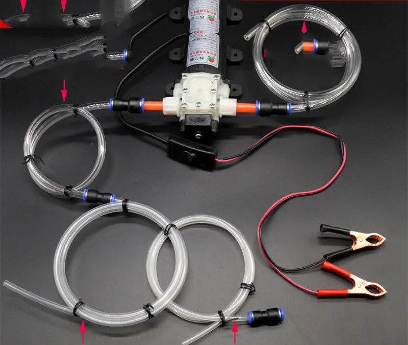 Self-priming Electric Changer Automobile Car Vehicle Engine Oil Pump - EX-STOCK Canada