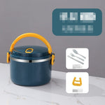 Sealed Insulated Lunch Box Bucket Office Worker Stainless Steel Lunch Box Microwave Oven With Lid Heated Bento Box Student Female EX-STOCK