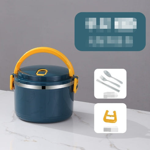 Sealed Insulated Lunch Box Bucket Office Worker Stainless Steel Lunch Box Microwave Oven With Lid Heated Bento Box Student Female EX-STOCK