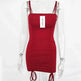 Articat Spaghetti Strap Sexy Backless Women Summer Dress Strapless Bodycon Bandage Party Dresses Vestidos Club Mini Dress - EX-STOCK CANADA