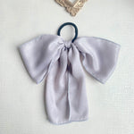 Silk satin oversized bow tie Hair Scrunchies ponytail Holder - EX-STOCK Canada