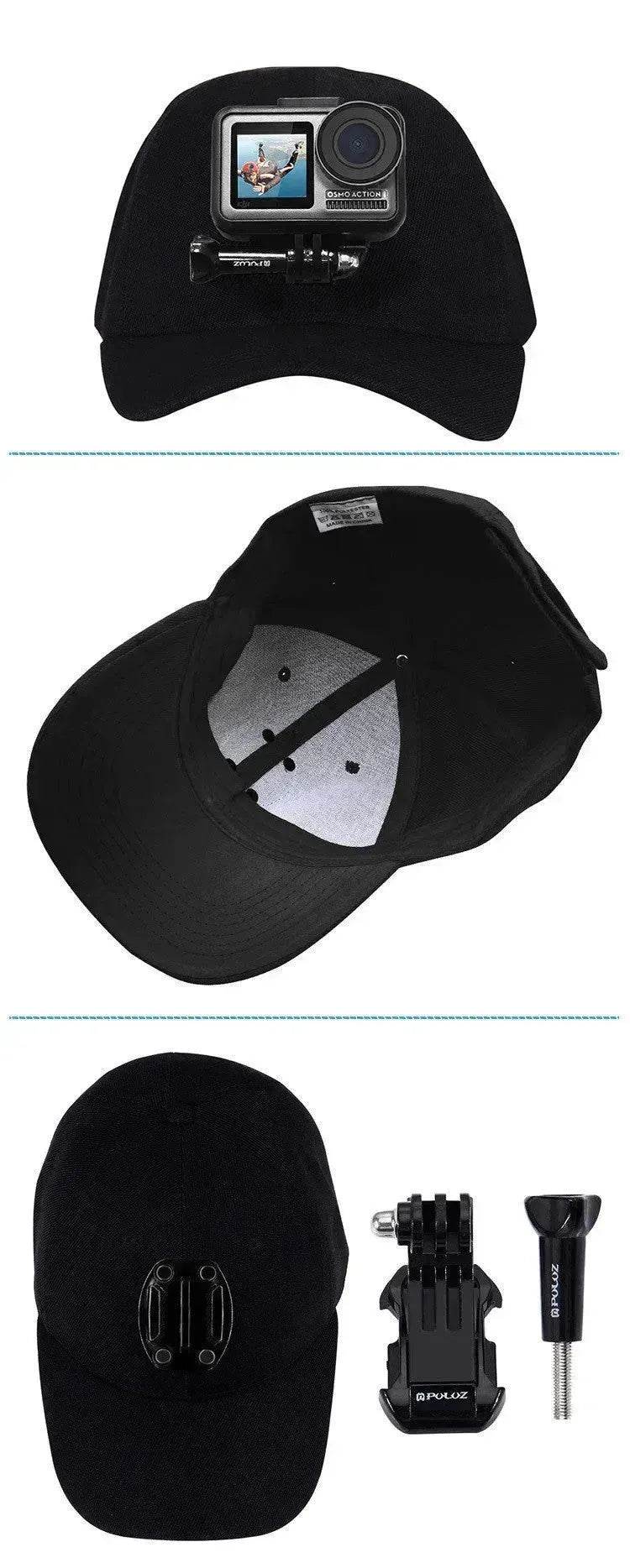 Canvas Sun Hat Cap Cycling Hiking Golfing Fishing For Sports Action Cam Camera - EX-STOCK Canada