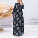 Women's Fashion Waist-controlled Muslim Dress EX-STOCK Canada 