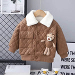 Boys' Thick Leather Coat Lapel Long-sleeved Jacket - EX-STOCK Canada